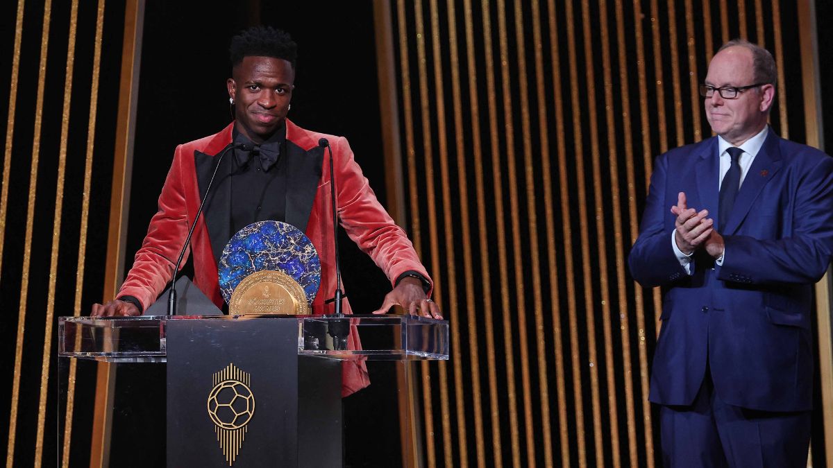 Real Madrid star Vinicius Jr wins Socrates Award for charity work and