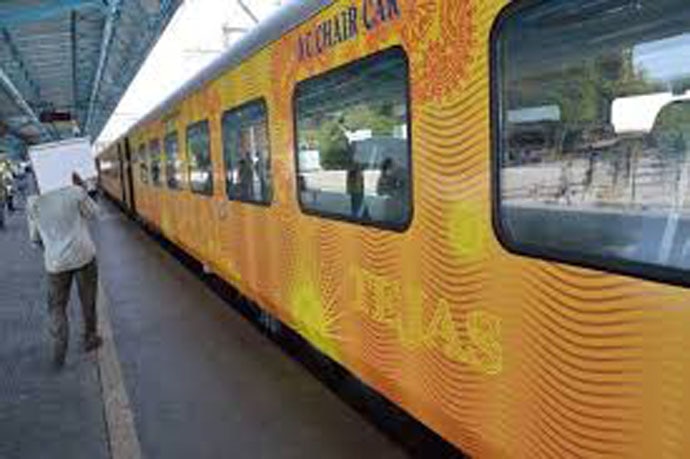 In October 2017, 24 passengers were hospitalised, allegedly due to “food poisoning”, after having breakfast onboard the premium Goa-Mumbai Tejas Express. Photo: PTI/file In October 2017, 24 passengers were hospitalised, allegedly due to “food poisoning”, after having breakfast onboard the premium Goa-Mumbai Tejas Express. Photo: PTI/file