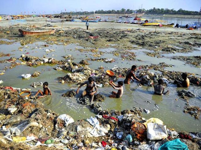 Plastic is killing our rivers. Photo: PTI/file