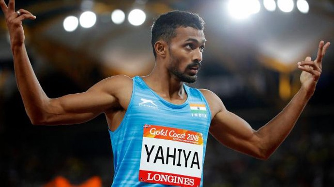 At the CWG 2018, Muhammed Anas Yahiya had created a national record by clocking 45.31 seconds in the Men’s 400m Final. (Photo: @afiindia Twitter) At the CWG 2018, Muhammed Anas Yahiya had created a national record by clocking 45.31 seconds in the Men’s 400m Final. (Photo: @afiindia Twitter)