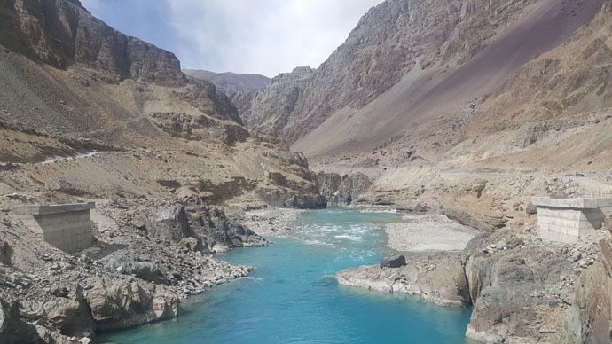 The azure Zanskar is one of the many treasures of Ladakh. 