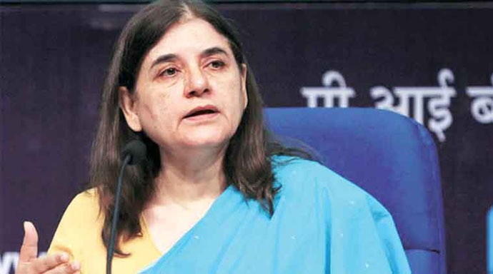 Maneka Gandhi has taken a sensible, heartening stand on #MeToo. Raj probably needs to have a word with her.  