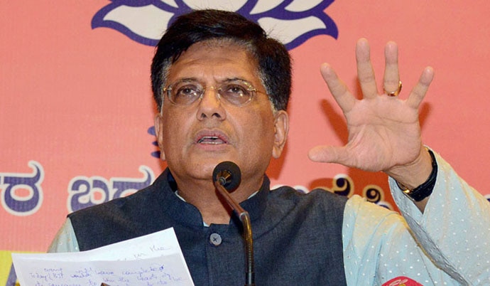 Not flying: The normally articulate Piyush Goyal was lackluster at the Rafale deal press briefing.  