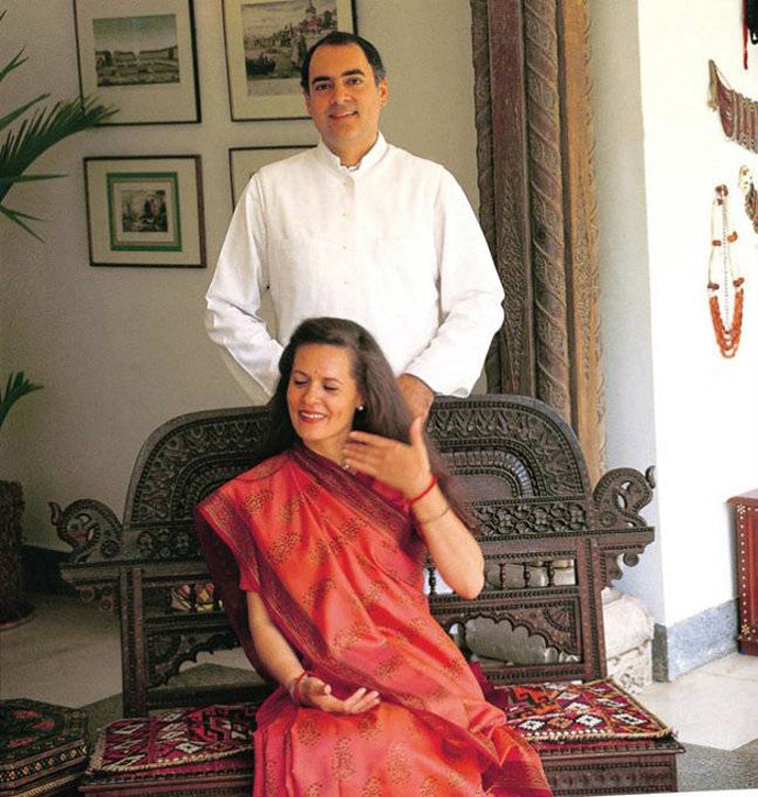 Rajiv Gandhi's 'Indian-ness' was never questioned for marrying a foreigner.  