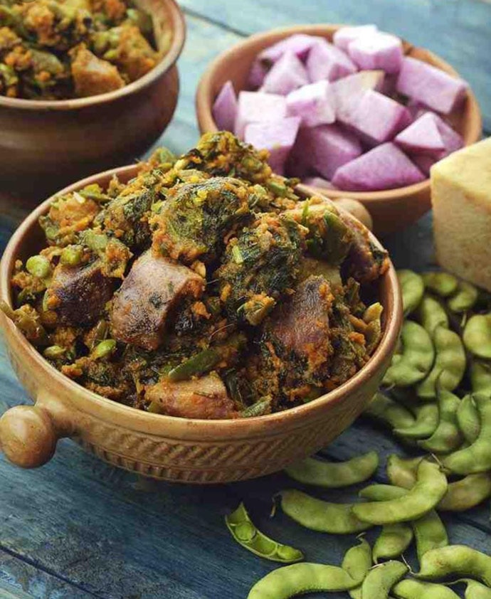 Undhiyu, the iconic vegetable dish that spells winter!