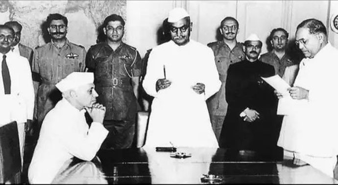 India is a secular democracy today because we had an Ambedkar to draft our Constitution, and a Nehru to put it into practice. India is a secular democracy today because we had an Ambedkar to draft our Constitution, and a Nehru to put it into practice.