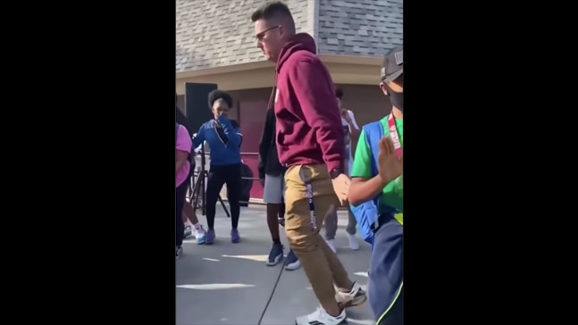 Screenshot  of the dancing teacher Austin Lemay. Photo: Instagram