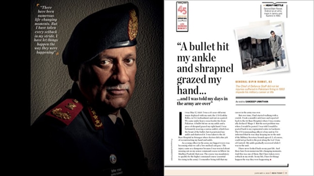 CDS Bipin Rawat for India Today Magazine CDS Bipin Rawat for India Today Magazine