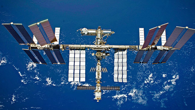 The International Space Station. Photo: ESA The International Space Station. Photo: ESA