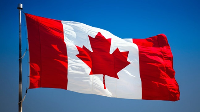 The Canadian flag. Photo: Getty Images