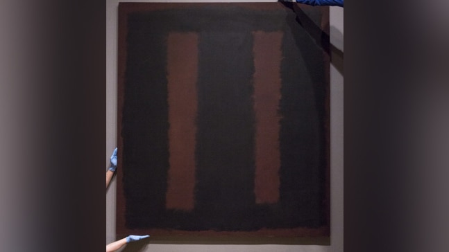 Black On Maroon by Mark Rothco. Photo: Getty Images Black On Maroon by Mark Rothco. Photo: Getty Images