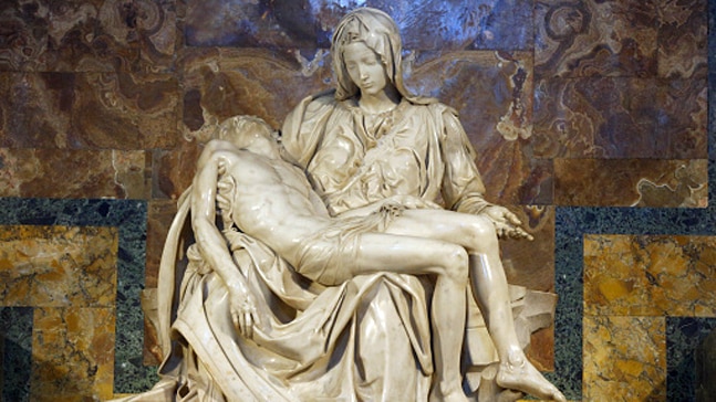 Piéta by Michelangelo. Photo: Getty Images Piéta by Michelangelo. Photo: Getty Images