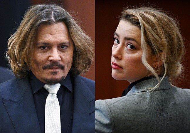 Johnny Depp and Amber Heard. Photo : Getty Images