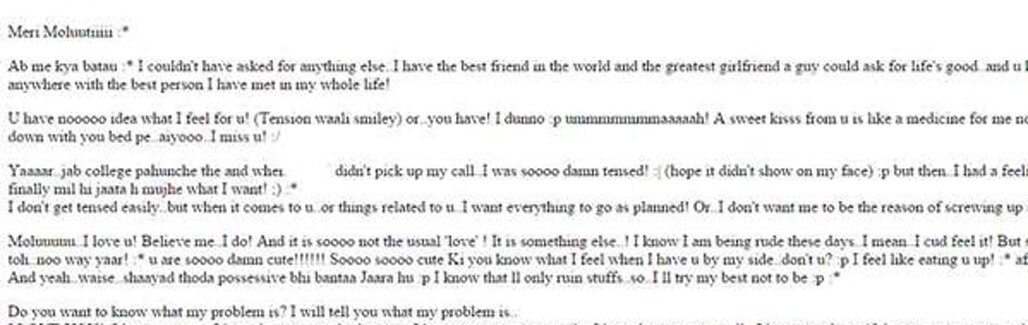 Man's love letter goes viral. Thanks to TRAI
