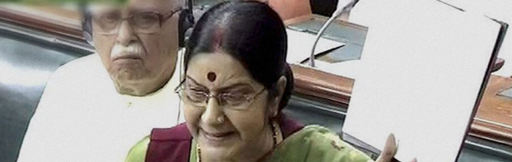 Why Sushma Swaraj sounded damaged in Parliament