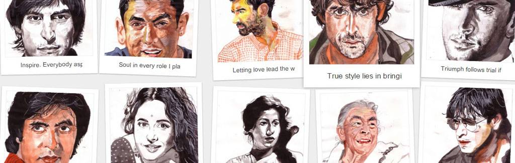 Why I decided to make a living out of selling portraits of Bollywood stars Why I decided to make a living out of selling portraits of Bollywood stars