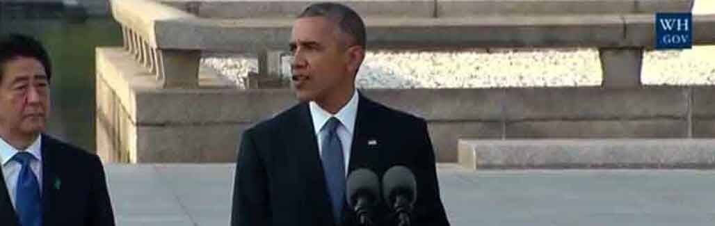 71 years on, Barack Obama delivers historic speech at Hiroshima 71 years on, Barack Obama delivers historic speech at Hiroshima