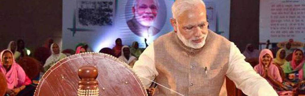 Modi Khadi row: When did Shiv Sena become a fan of Gandhi? Modi Khadi row: When did Shiv Sena become a fan of Gandhi?