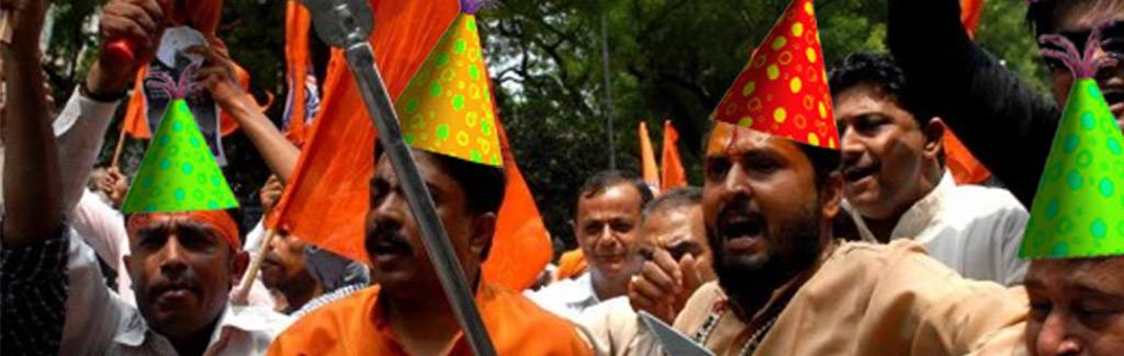 [Exclusive] Bajrang Dal activists partying hard to ring in new year