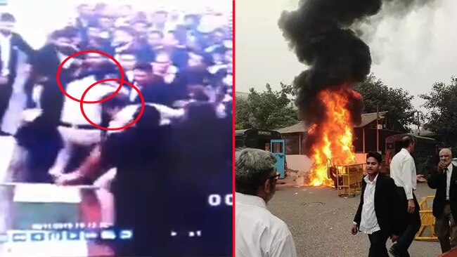 delhi police protest live update Delhi Police-lawyers clash