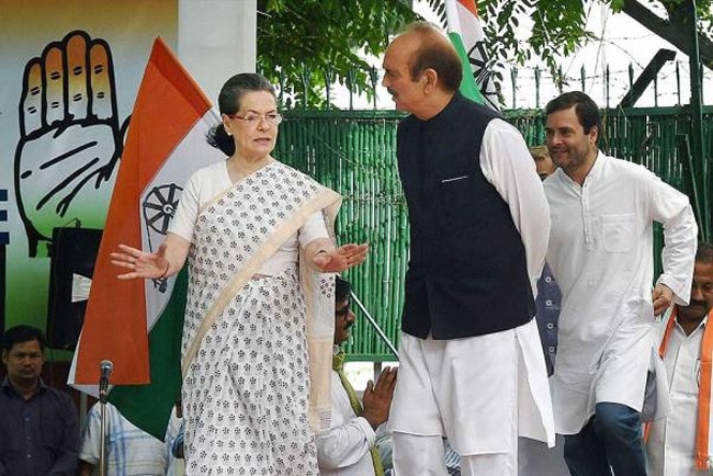 rahul gandhi, sonia gandhi, ghulam nabi azad