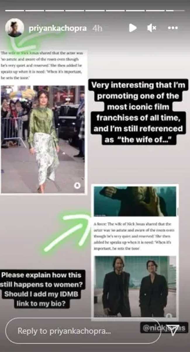 Priyanka Chopra, Nick Jonas, Husband, Wife, Instagram, Criticism, Media, Woman
