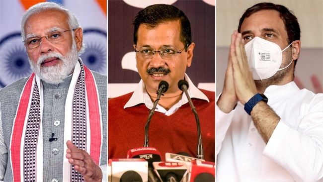 rahul gandhi, arvind kejriwal, narendra modi