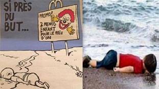 चार्ली एब्दो ने उड़ाया एलन की मौत या यूरोप का मजाक!