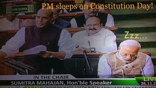मोदी लोकसभा में सो गए... तो हंगामा क्यों!