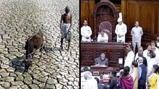 सूखा हमारा, वोट तु्म्हारा...नहीं चलेगा, नहीं चलेगा!