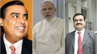 मोदी सरकार के 2 साल में नहीं आए अडानी, अंबानी के अच्छे दिन