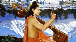 नारद मुनि अव‍तरित हुए ट्रैफिक नियम सिखाने के लिए