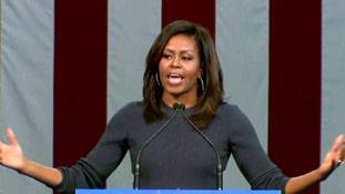 ट्रंप को हिलेरी ने नहीं मिशेल ओबामा के एक भाषण ने हरा दिया