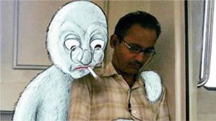 दिल्ली मेट्रो के अनूठे यात्री जो सिर्फ एक युवा को नजर आए