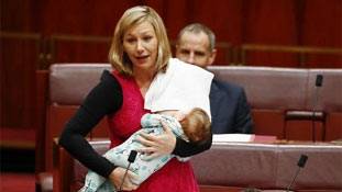 संसद में बच्चे को दूध पिलाती सांसद का वीडियो वायरल होने की असली वजह