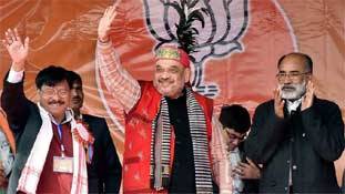 2019 से पहले मेघालय-मिजोरम को कांग्रेस मुक्त बनाने में जुटे मोदी-शाह