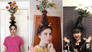 हथेली पर सरसों उगे न उगे लेकिन सिर पर बागीचा जरूर उग गया है