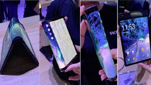 डायरी की तरह मोड़ा जा सकता है दुनिया का पहला फोल्डेबल फोन