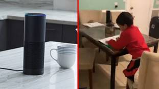 Alexa से होमवर्क करते बच्चे का ये Video क्यूट है, लेकिन टेंशन भरा भी है! Alexa से होमवर्क करते बच्चे का ये Video क्यूट है, लेकिन टेंशन भरा भी है!