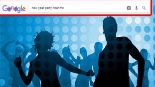 नए साल की पार्टी का पता बताने में गूगल बिजी है