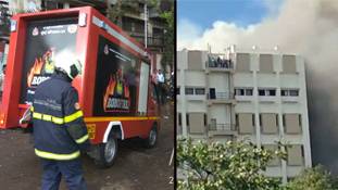 मुंबई की आग में 'रोबो-सिपाही' ने तो कमाल ही कर दिया !