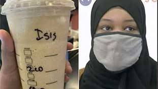 Starbucks में मुस्लिम महिला के कप पर isis लिखने वाले को सजा मिलनी ही चाहिए