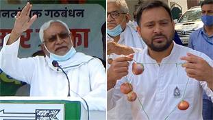 नीतीश कुमार और तेजस्वी यादव में तो कुल्हाड़ी पर पैर मारने की होड़ लग गयी नीतीश कुमार और तेजस्वी यादव में तो कुल्हाड़ी पर पैर मारने की होड़ लग गयी