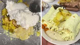 Masala Dosa Ice cream Roll: ये डोसे और आइसक्रीम दोनों की हत्या है, दफा 302 से नीचे की बात ही नहीं!
