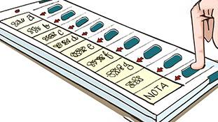 तो क्या मौजूदा वक़्त में अब 'नोटा' भी एक प्रत्याशी है ?