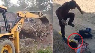 प्रेमिका पर लात-घूसे बरसाने वाले के घर पर चला बुलडोजर, आप इस न्याय से कितना सहमत हैं?
