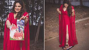 तलाक का फोटोशूट अपनी जगह है लेकिन पति की तस्वीर को सैंडल की हील से रौंदना...!