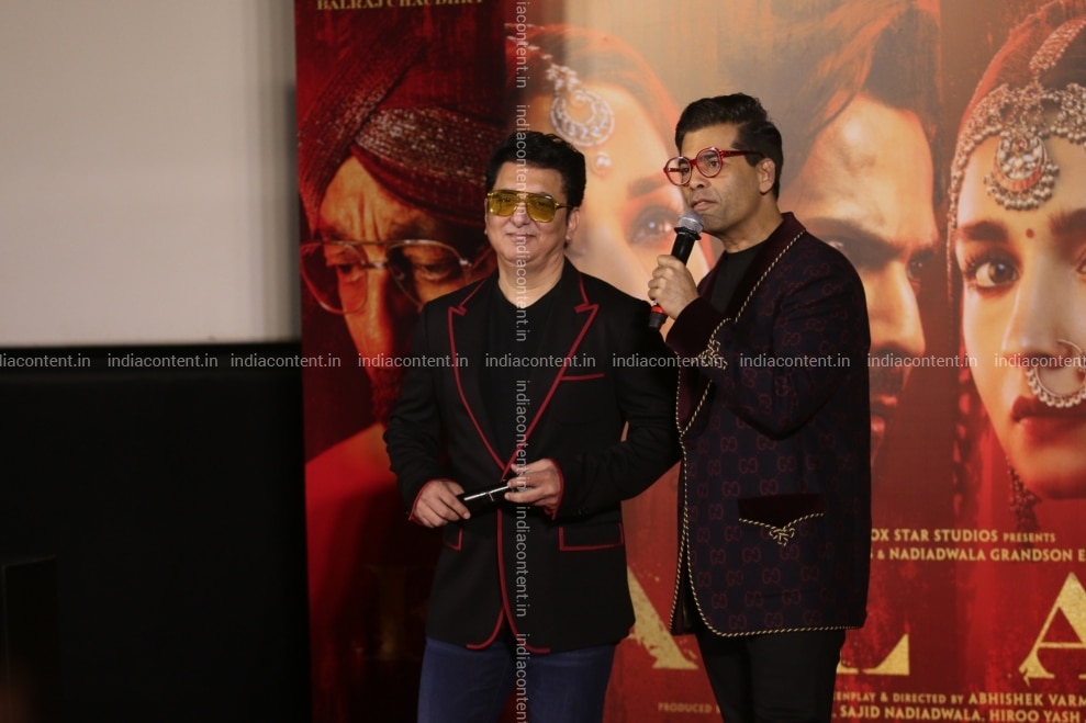 Buy Mumbai Producers Karan Johar And Sajid Nadiadwala Address During The Teaser Launch Of Their Upcoming Film Kalank In Mumbai On March 12 2019 Photo Ians Pictures Images Photos By Ians Entertainment Pictures Sajid nadiadwala is all set to entertain the audience with his next release on the february 24 with 'rangoon'. india content