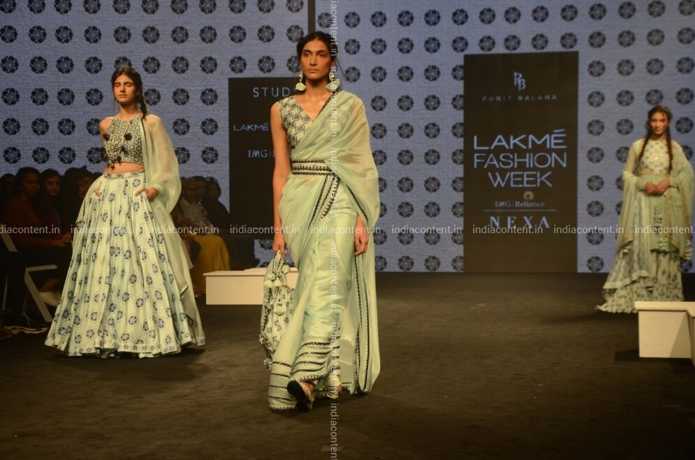 Buy Mumbai Models Walk The Ramp Showcasing Creations Of Fashion Designer Punit Balana At The Lakme Fashion Week Lfw Summer Resort 2019 In Mumbai On Feb 3 2019 Photo Ians Pictures Images With its signature block prints, eco friendly. indiacontent