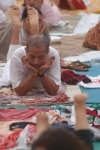 People doing yoga